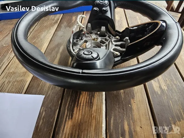 Кожен спортен мултифункционален волан MINI COOPER F56, 2020 г., снимка 5 - Аксесоари и консумативи - 48402817