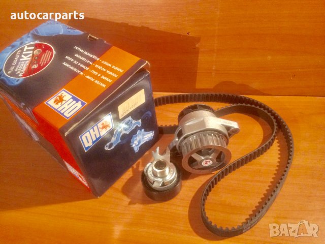 Комплект ангренажен ремък с водна помпа за Сеат, Шкода и Фолксваген двигател 1.6 i, 75 K.C