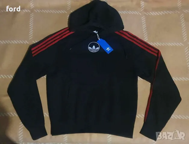 Чисто нови анцунг и суитчер горнище adidas original black 