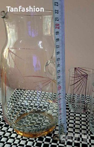 Комплект кана с чаши, снимка 2 - Сервизи - 42868111