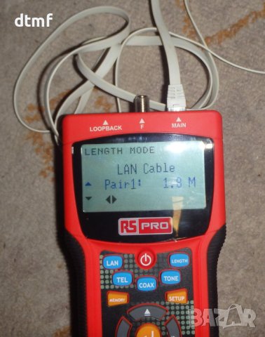 TDR кабелен тестер, търсач на повреди RS PRO, снимка 3 - Други инструменти - 42854937