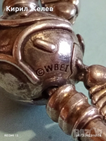 Сребърна гривна Pandora Moments Harry Potter със закопчалка златен снич 30847, снимка 5 - Гривни - 52918610