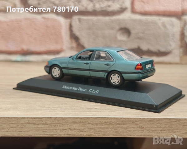 Mercedes c220 мащаб 1/43, снимка 2 - Колекции - 54187448