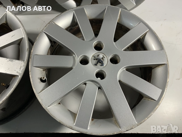 Алуминиеви джанти Пежо Peugeot 17 цола 7j ET45 4x108 ц.о. 65 , снимка 3 - Гуми и джанти - 52365359