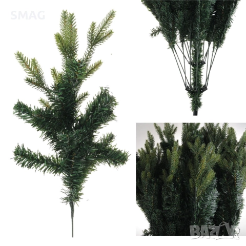 Коледна елха зелена с 2651 клона - 2.10м_1253553, снимка 2 - Други - 52330011