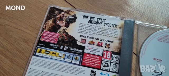 RAGE PS3 - Blu-Ray Disc /Видео игра, снимка 10 - Игри за PlayStation - 52856986