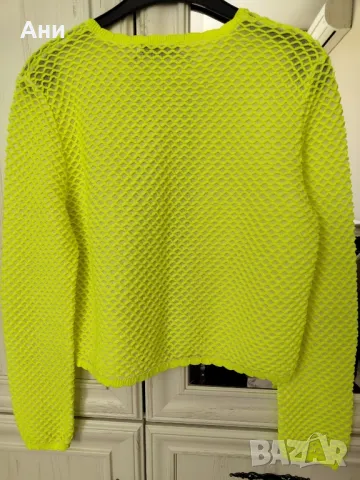 Неонова блуза Zara, снимка 2 - Блузи с дълъг ръкав и пуловери - 47404386