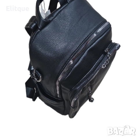 Дамска черна раница , снимка 8 - Раници - 52905822
