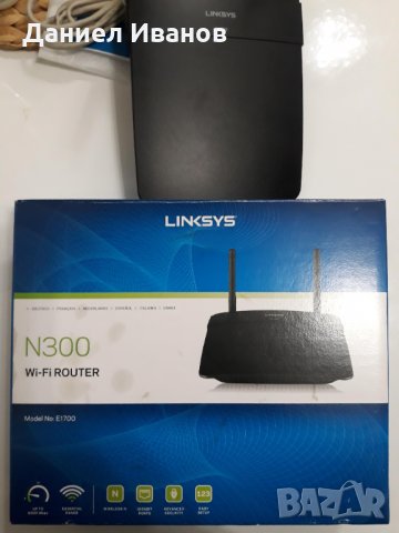 Linksys E1700 N300 WI-Fi router бърз рутер