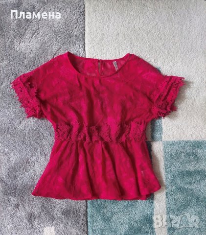 Дамска розова блуза, снимка 1