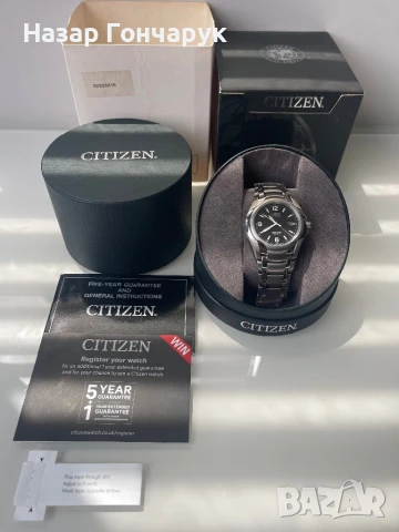 Citizen eco-drive titanium чисто нов