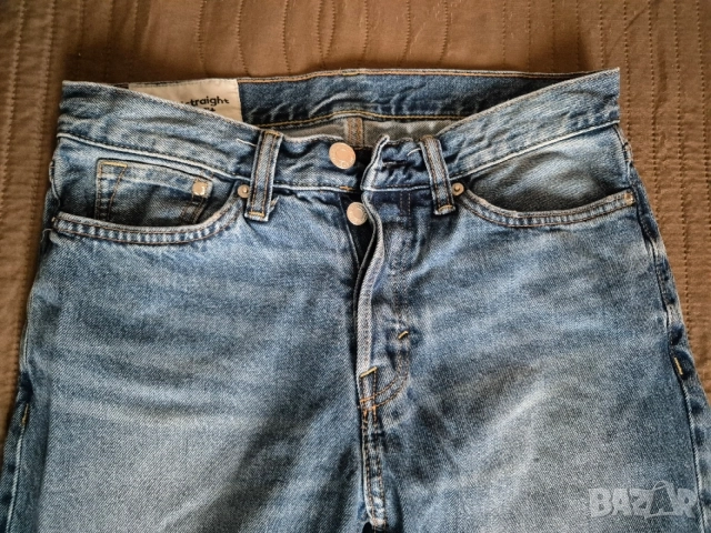 МЪжки дънки HM Straight Regular Jeans -размер 29/30, снимка 8 - Дънки - 56241919
