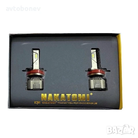 LED система NAKATOMI M5 - H8/H9/H11/H16 - 12-24V/65W-Canbus, комплект/2 бр./, снимка 3 - Аксесоари и консумативи - 51179349