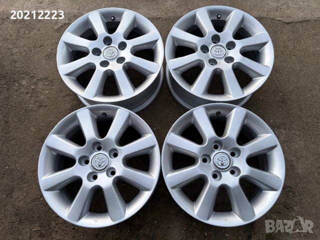4 броя алуминиеви джанти за Toyota Corolla, Тoyota Corolla Verso,Toyota Auris 16, снимка 3 - Гуми и джанти - 52929256
