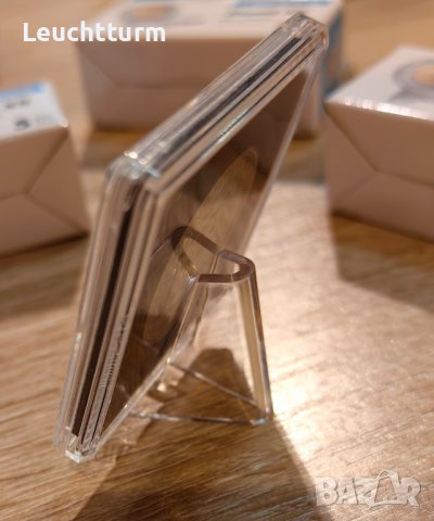 презентационни стойки за монети ,медали и др. - Leuchtturm S , снимка 4 - Нумизматика и бонистика - 39282400