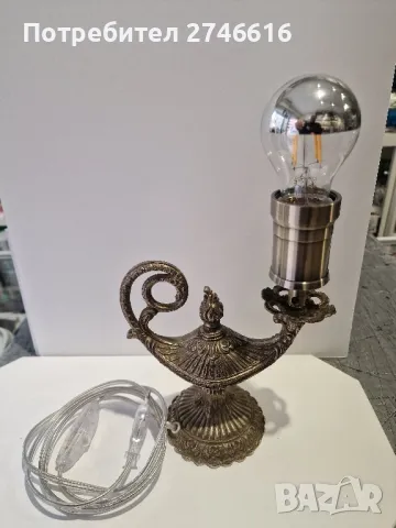 Ретро бронз Лампата на Аладин, снимка 3 - Антикварни и старинни предмети - 49533513