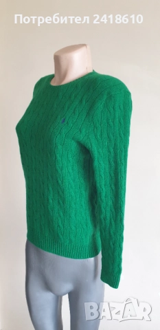 POLO Ralph Lauren Cable Wool / Cashmere Knit Womens Size M НОВО! ОРИГИНАЛ! Дамски Пуловер !, снимка 9 - Блузи с дълъг ръкав и пуловери - 52041191