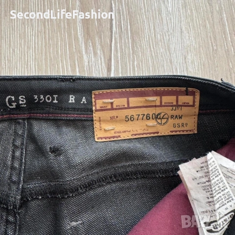 Дамски дънки с ниска талия G-Star Raw Bexter, черни, стеснени, размер W27 L32, снимка 6 - Дънки - 53047178