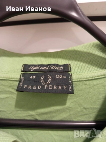 Оригинална фланелка с яка Fred Perry, снимка 9 - Тениски - 51651638