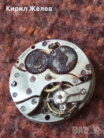 Механизъм с циферблат от стар ръчен часовник 51407, снимка 8 - Мъжки - 52252788