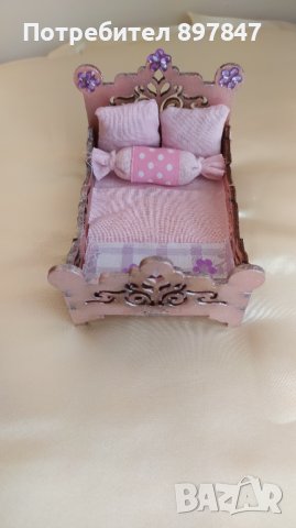 Дървена стаичка с мини мебели , снимка 11 - Играчки за стая - 40877882