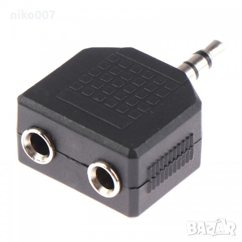 Сплитер-адаптер за микрофон-слушалки-мр3-високоговорител, снимка 2 - USB кабели - 34092335