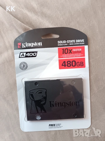 480GB SSD диск Kingston, A400 , снимка 2 - Твърди дискове - 54005651