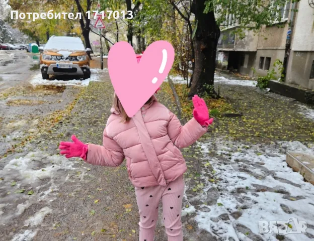 Розово яке Reserved 116 / преходно - зимно яке, снимка 5 - Детски якета и елеци - 48979926