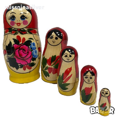 Матрьошка оригинална пет части