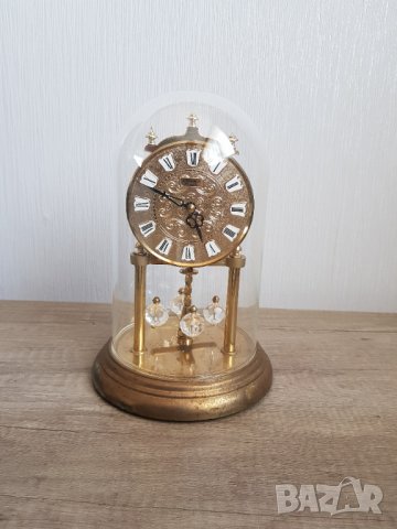Настолен часовник със стъклена колба, снимка 5 - Антикварни и старинни предмети - 34897527