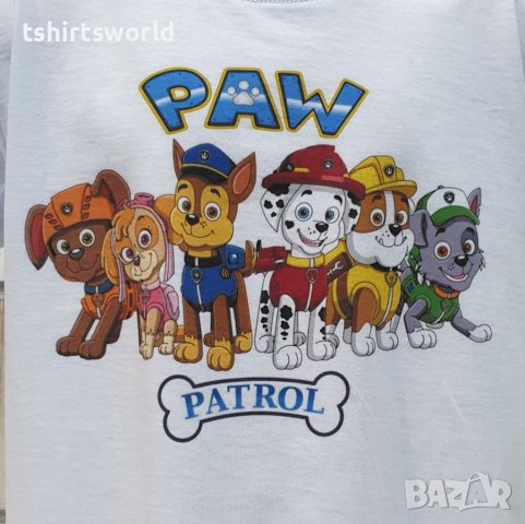 Нова детска тениска с дигитален печат PAW Patrol (Пес патрул), снимка 2 - Детски тениски и потници - 36598911