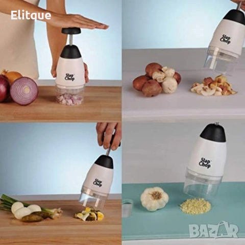 Ръчен чопър за рязане Slap Chop, снимка 9 - Други - 53376708