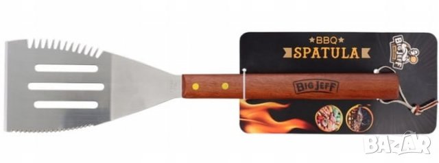 Професионална шпатула за скара  41см! барбекю, снимка 2 - Барбекюта - 39203967
