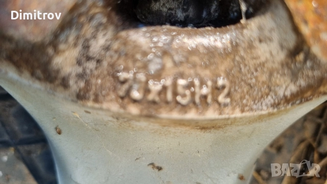 Резервна джанта Хонда ЦРВ/CRV 15 цола 7J ET 40, снимка 5 - Гуми и джанти - 26937670