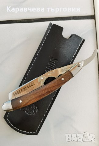 НОВ Бръснач със сменяемо ножче ANGRY BEARDS, снимка 3 - Ножове - 42385280