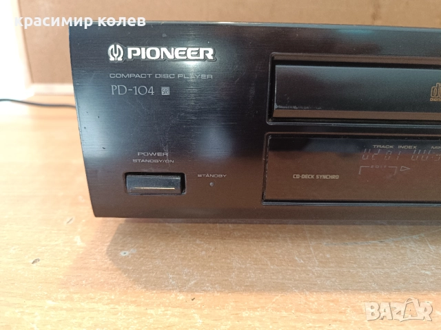 cd плеър "PIONEER PD-104", снимка 2 - Ресийвъри, усилватели, смесителни пултове - 51740104