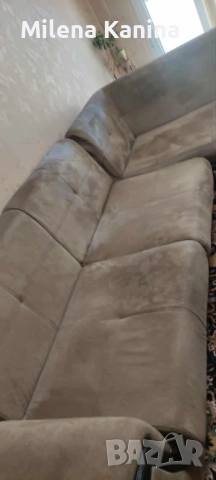 Разтегателен ъглов диван с функция легло, снимка 3 - Дивани и мека мебел - 51715991