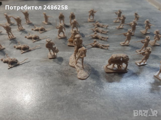 Комплект пластмасови фигурки - 37 броя - войници наполеонова ера, снимка 2 - Колекции - 35278900