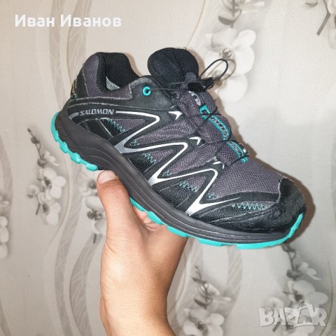 водоустойчиви туристически  обувки/ маратонки  Salomon Gore-Tex  номер 37,5-38, снимка 1 - Други - 42770103