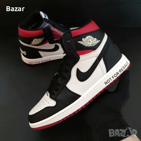 Нови Оригинални Обувки Nike Air Jordan 1 High Retro Мъжки Дамски Унисекс Размер 43 Номер 27.5см , снимка 1 - Кецове - 39652888