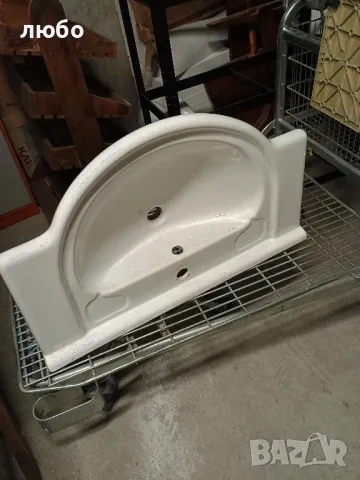 Мивка за баня бяла, снимка 2 - Мивки - 47446214