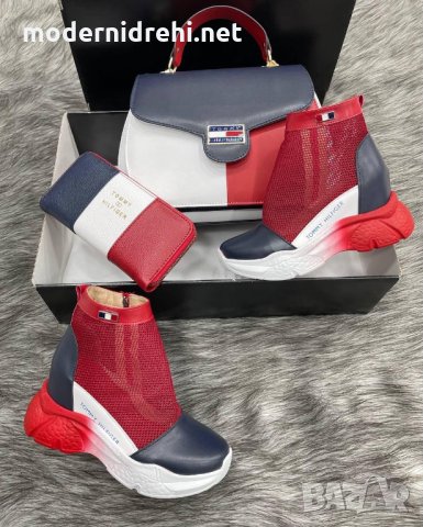 Дамска чанта портфейл и спортни обувки Tommy Hilfiger код 131, снимка 1 - Дамски ежедневни обувки - 33753948