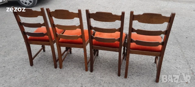 Столове масив 4бр.-№043, снимка 7 - Столове - 51417614