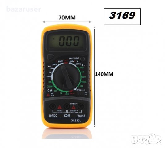 Мултицет малък XL830L -(А830L) 3169/260791, снимка 2 - Аксесоари и консумативи - 31129730