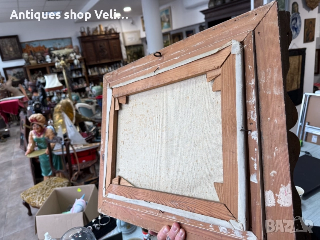 Картина с рамка морски пейзаж №7543 , снимка 3 - Антикварни и старинни предмети - 52209595