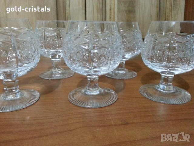 Кристални чаши Бохемия , снимка 5 - Антикварни и старинни предмети - 35352940