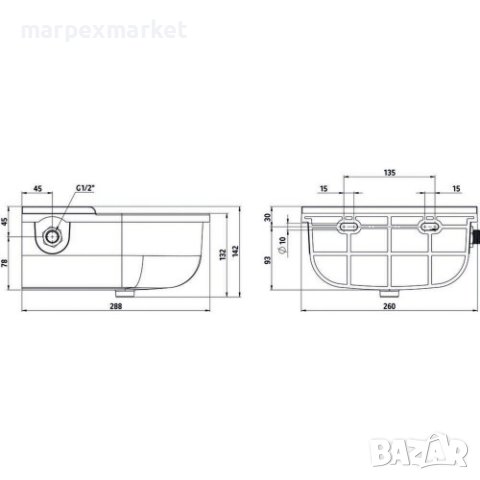 Автоматична широка поилка с поплавък - Kerbl, снимка 3 - Кози - 44207672