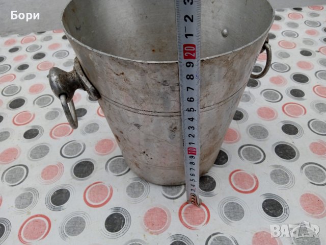 Стара Алуминиева кофа/ледарка, снимка 7 - Други - 39302984