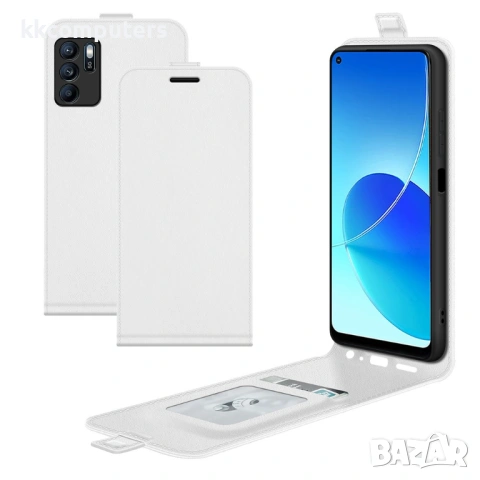 Oppo Reno6 Z Flip3 Кожен Калъф и Протектор