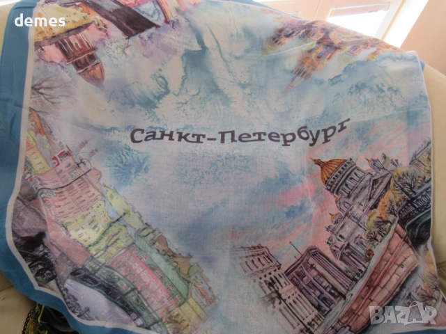 Красив шал от бамбукова коприна от Санкт Петербург, Русия, снимка 2 - Шалове - 52261677